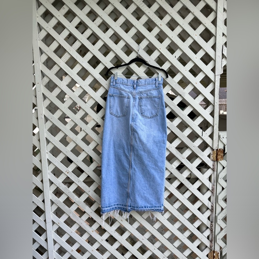 ❤️Zara Denim Midi Skirt - Picture 3 of 4